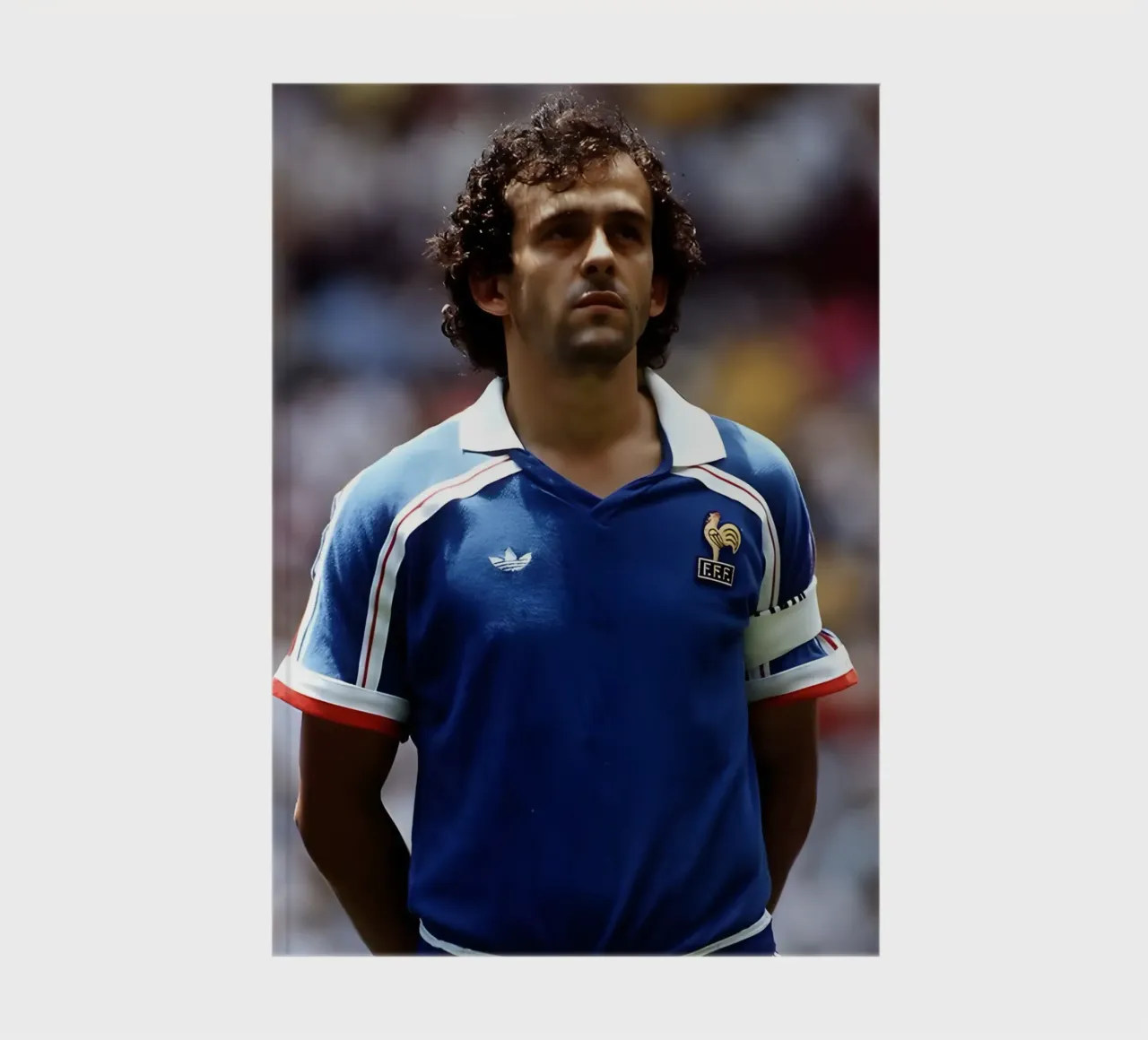 Michel Platini notebook by Low poly art