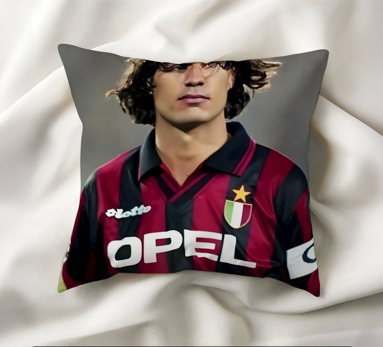 Paolo Maldini cuscino da Low poly art