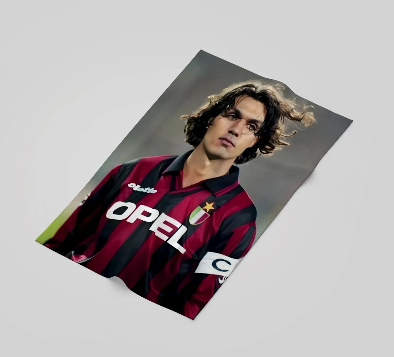 Paolo Maldini telo mare da Low poly art