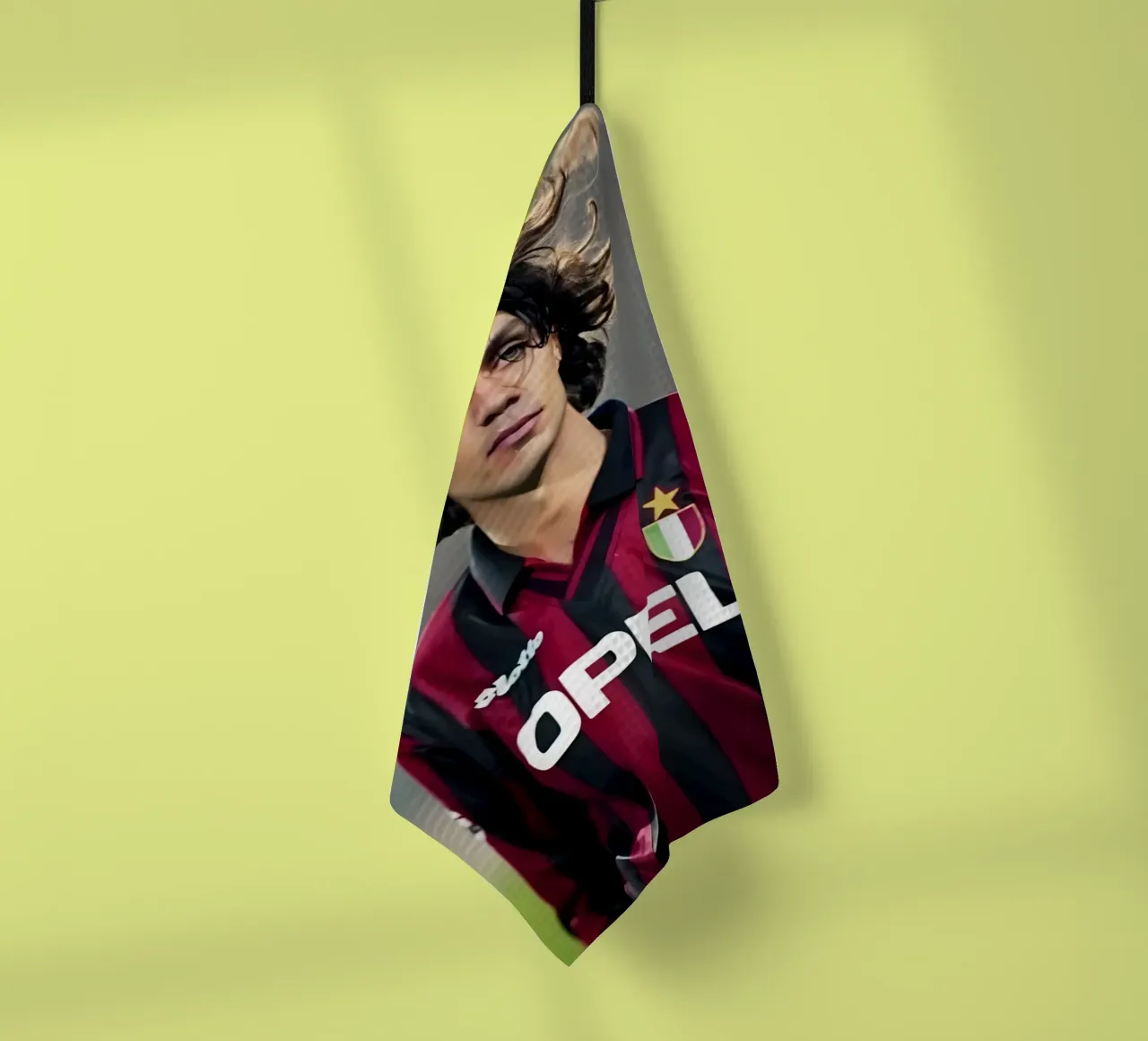 Paolo Maldini canovaccio da cucina da Low poly art