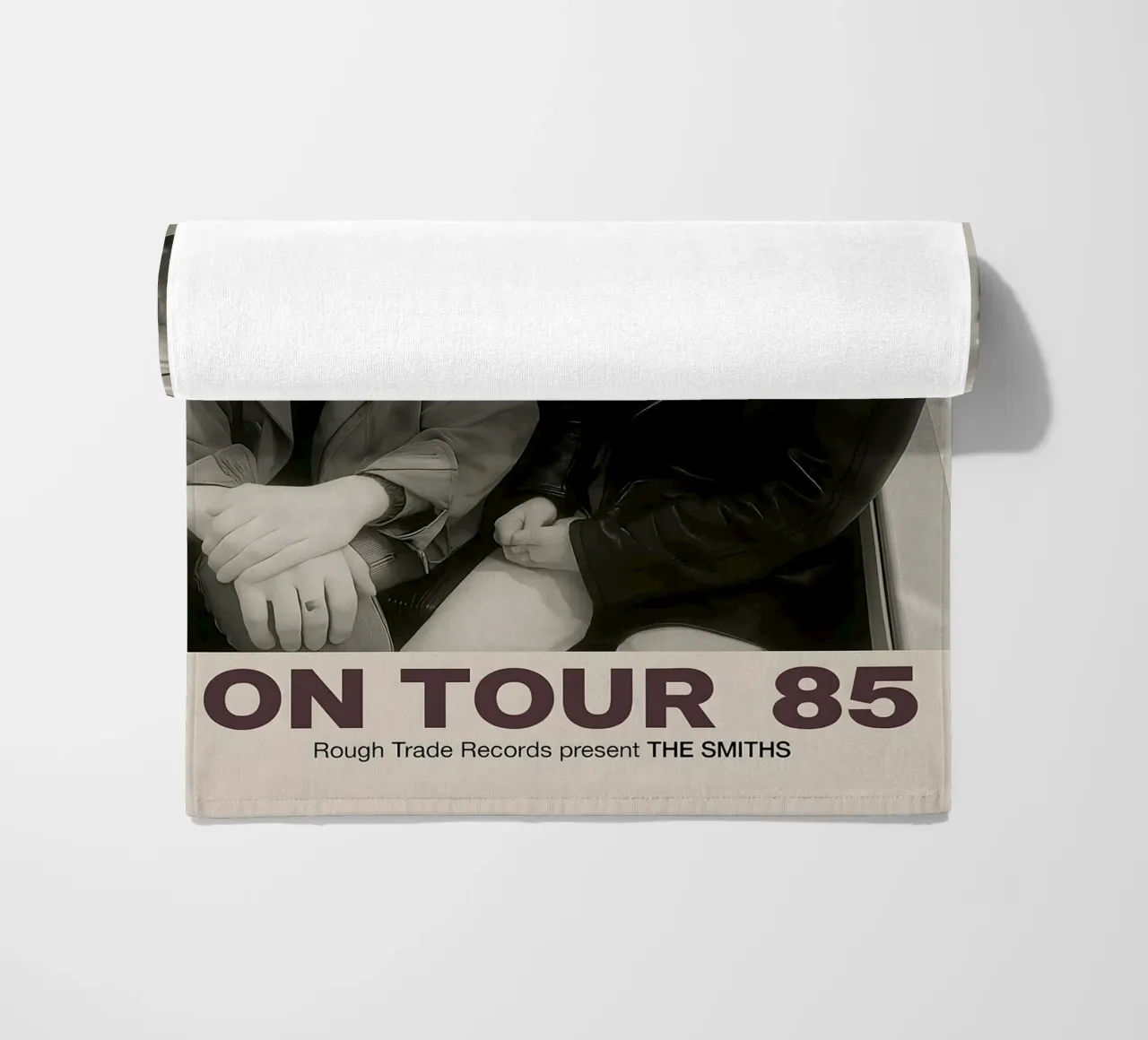 KOATY Canvas Wall Art The Smiths on Tour 1985 Vintage Home beach towel by DGUnder