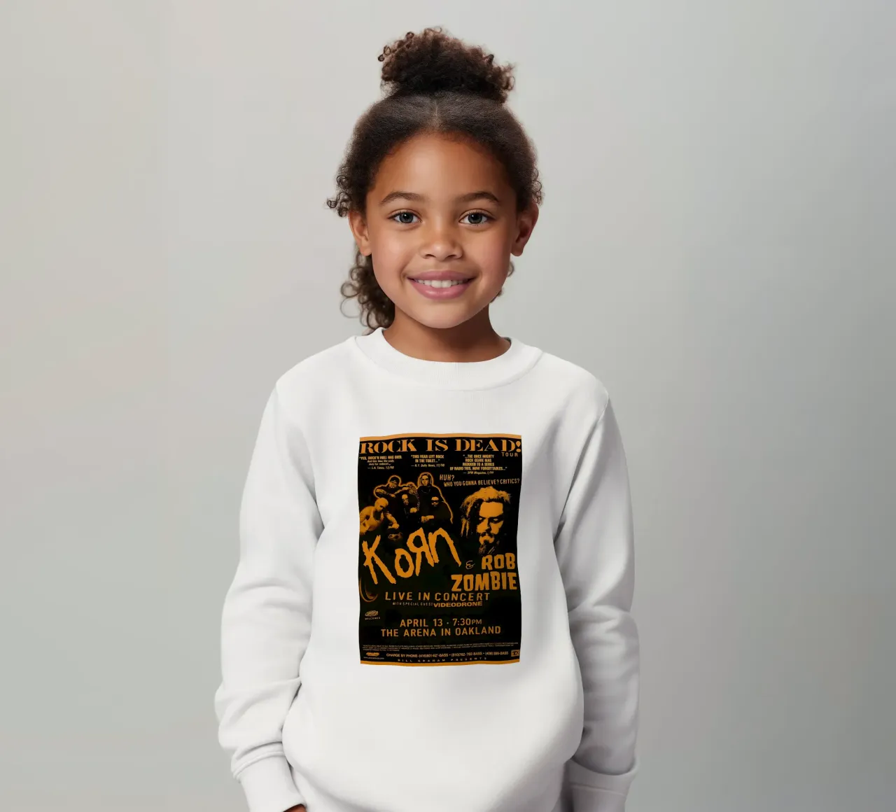 KORN Rob Zombie Poster felpa bambino da DGUnder