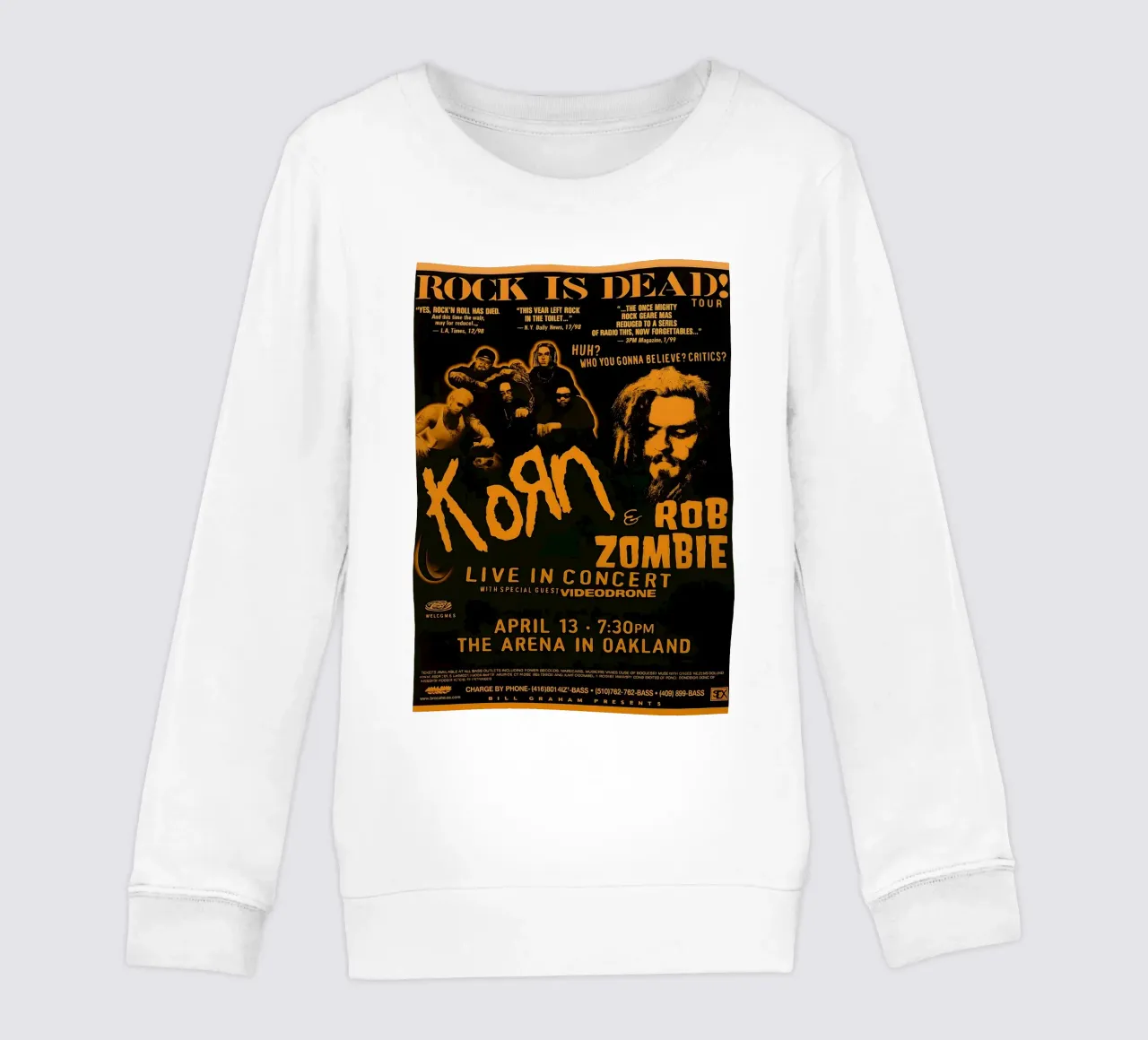 KORN Rob Zombie Poster felpa bambino da DGUnder
