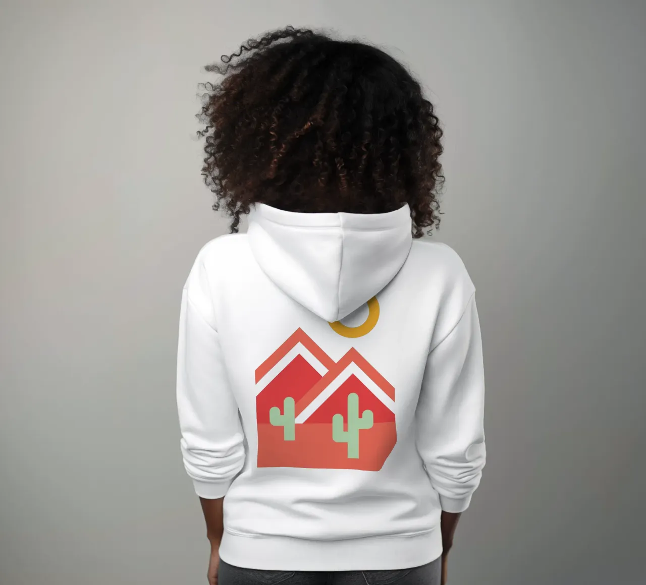 Sun, Mountains & Desert hoodie by Schuhmann Design