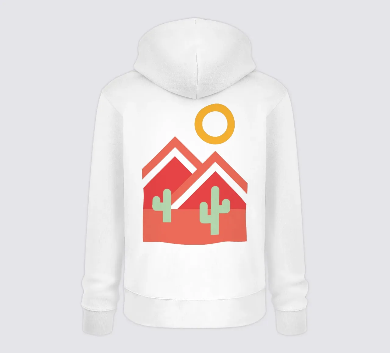 Sun, Mountains & Desert hoodie by Schuhmann Design