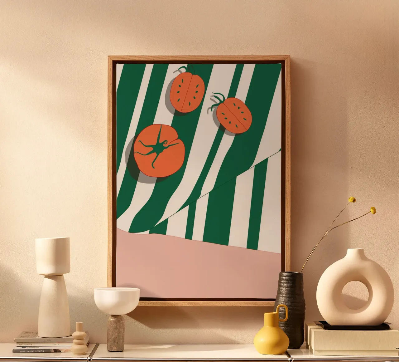 Pique-nique avec des tomates toile de studio bassotto