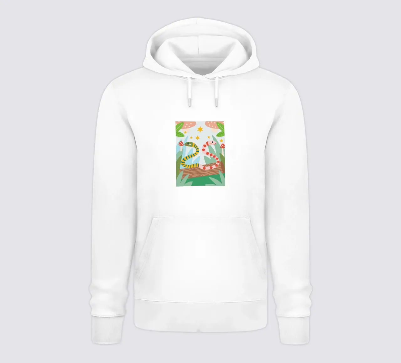 Due serpenti felpa con cappuccio da CUTE ANIMALS