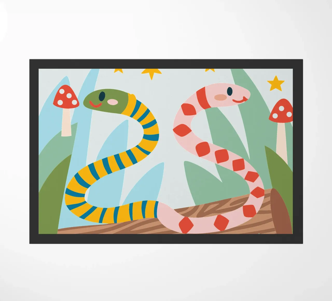 Due serpenti zerbino da CUTE ANIMALS