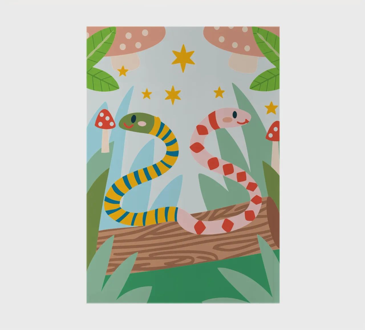 Zwei Schlangen Notizbuch von CUTE ANIMALS