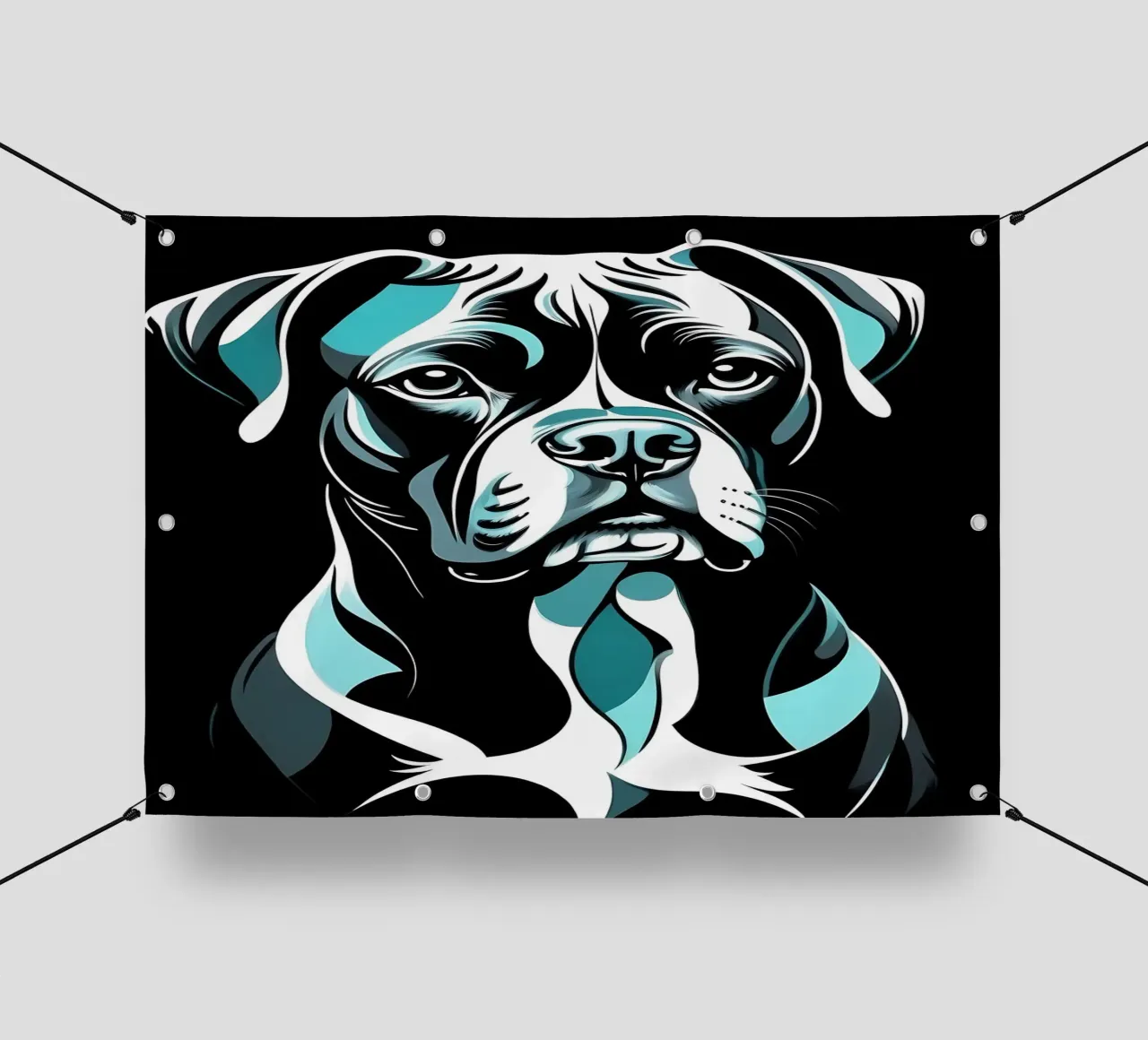 Cane astratto telo in pvc da Brayan