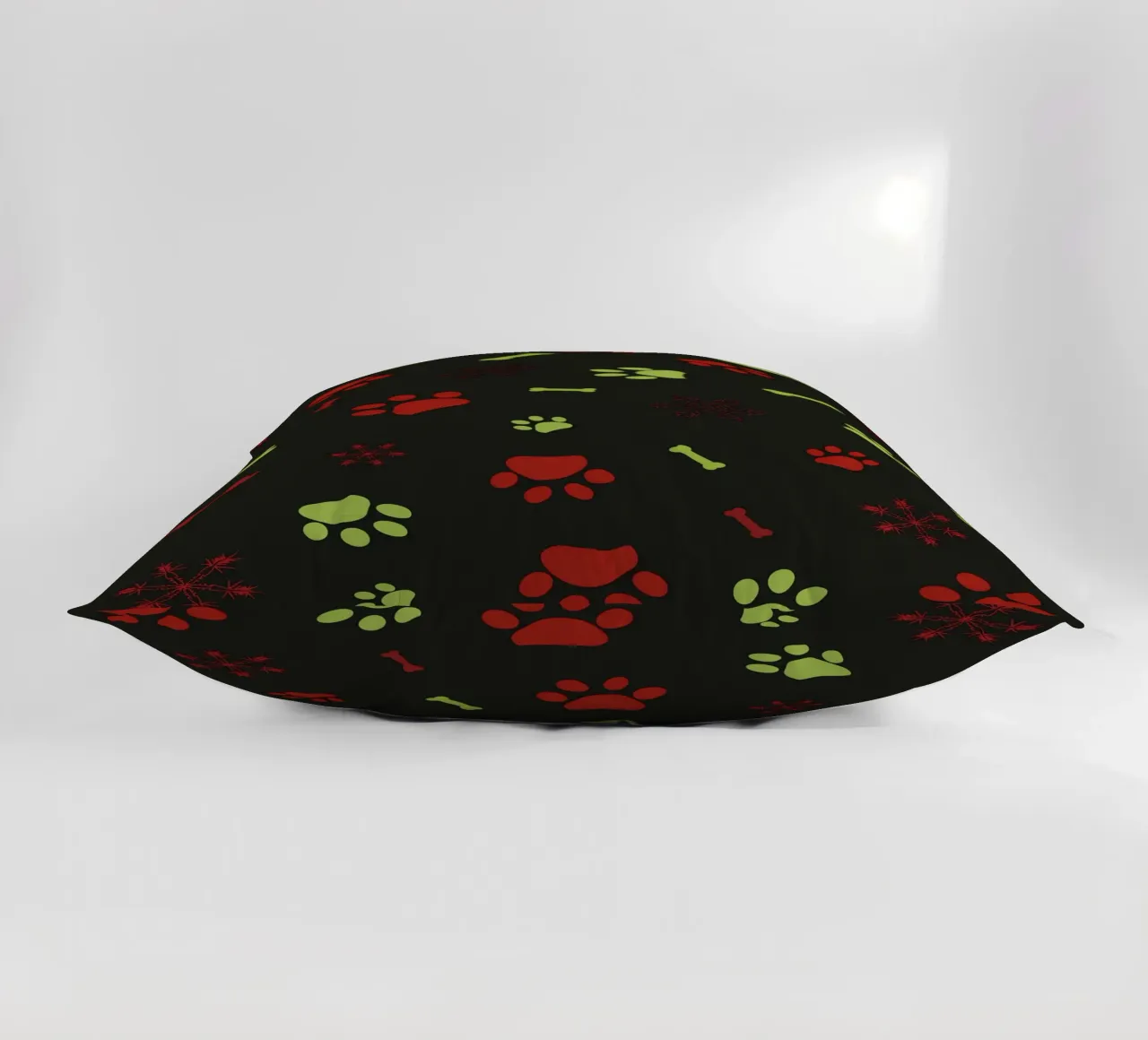Weihnachten Design nahtlose Pfote druckt Muster Kissen von gulsengunel