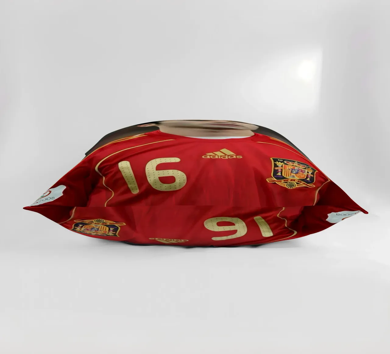 Andrés Iniesta cuscino da Low poly art
