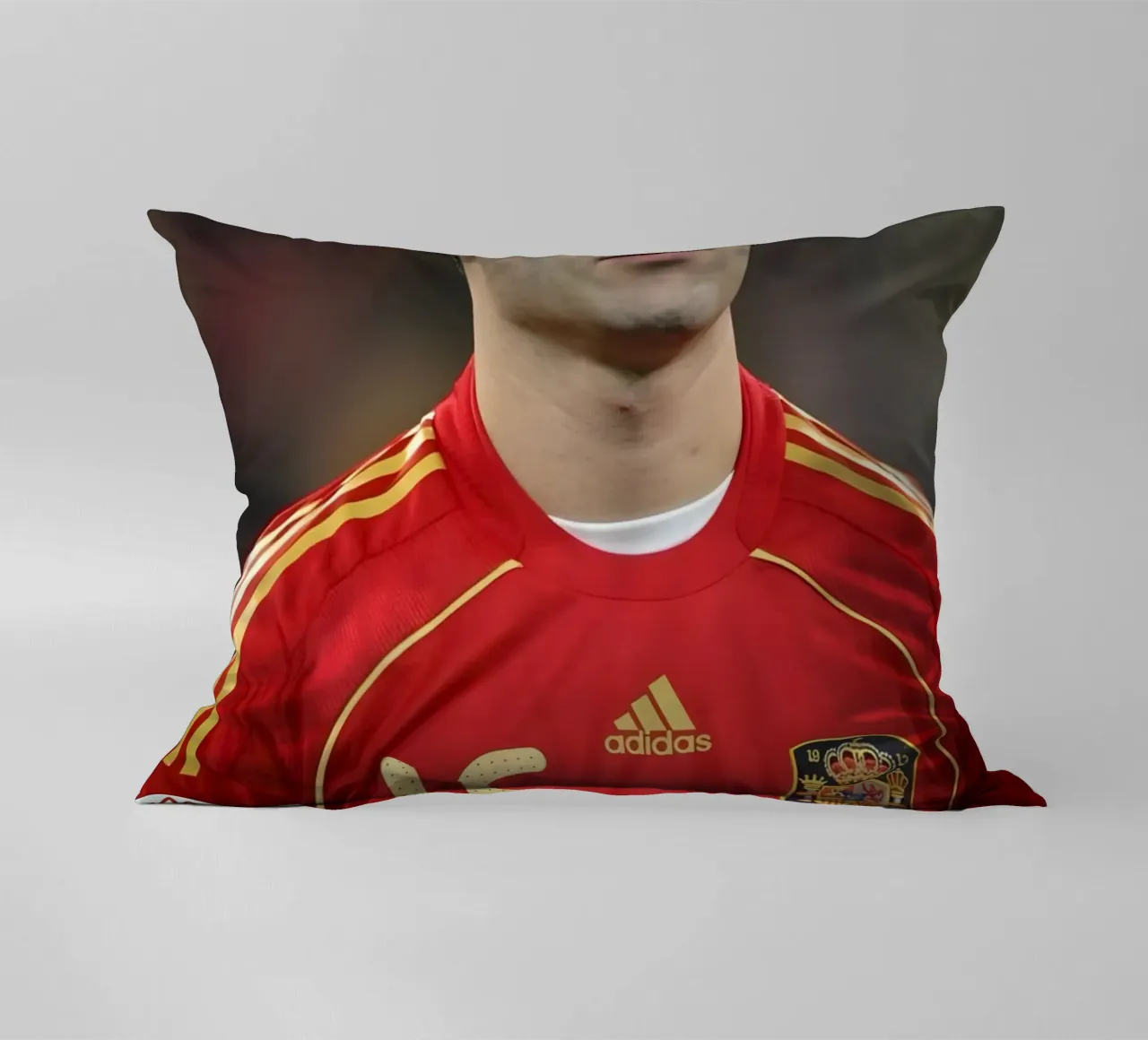 Andrés Iniesta cuscino da Low poly art