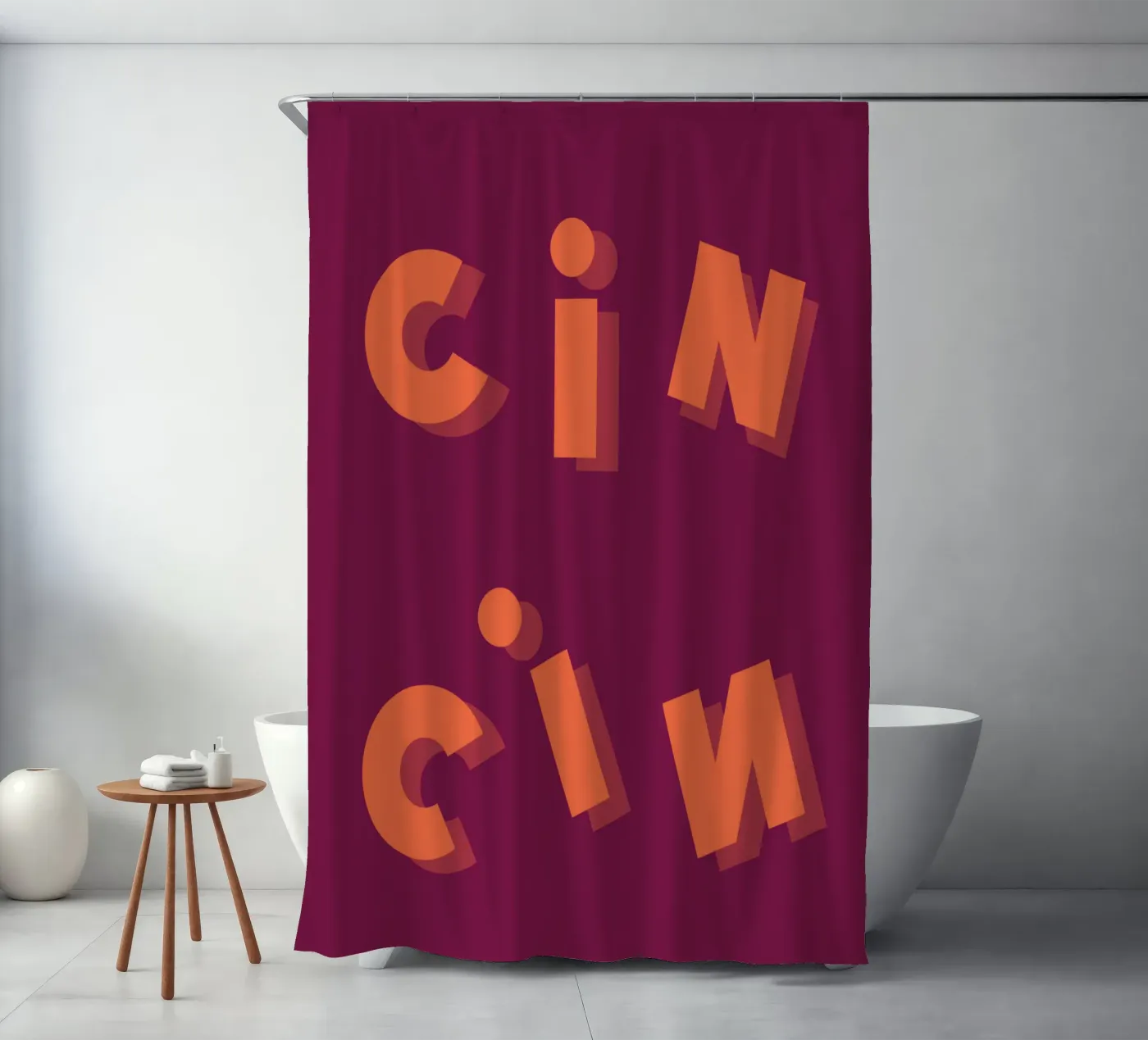 Cin Cin douchegordijn van studio bassotto