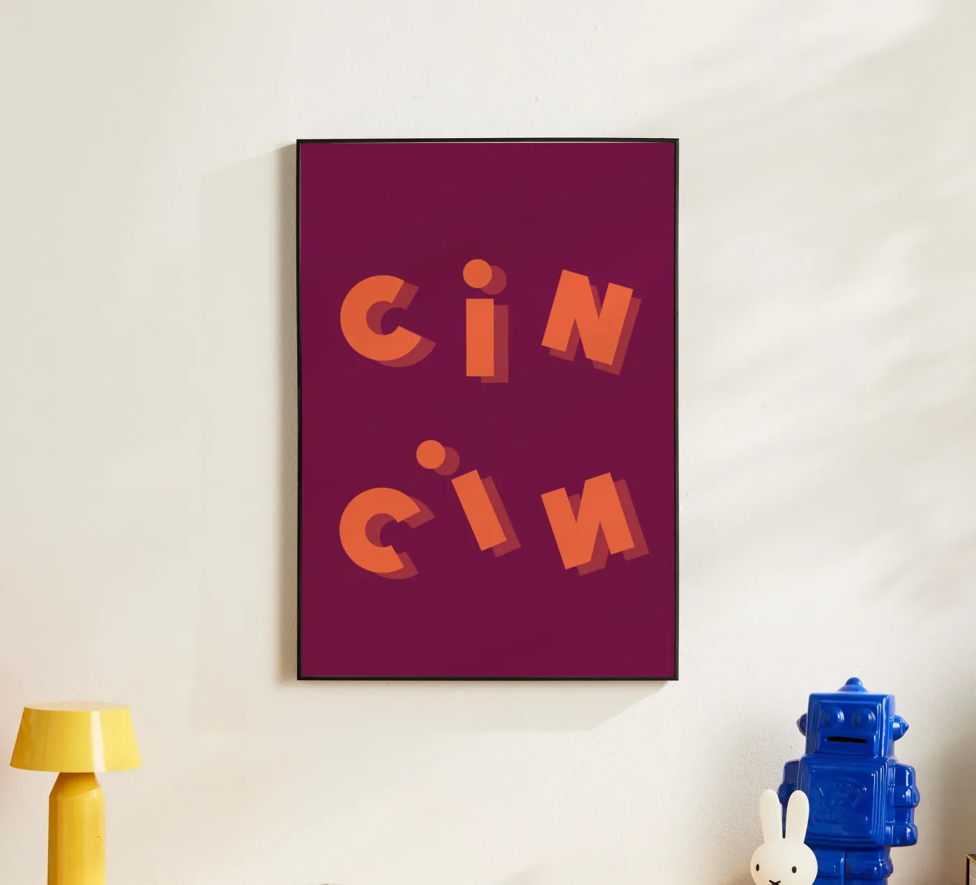 Cin Cin alluminio dibond da studio bassotto