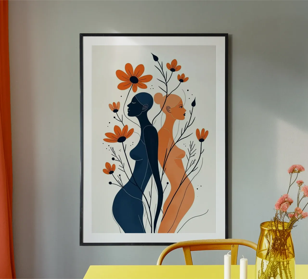 Bittersweet poster with aluminum frame by Dustlight Atelier