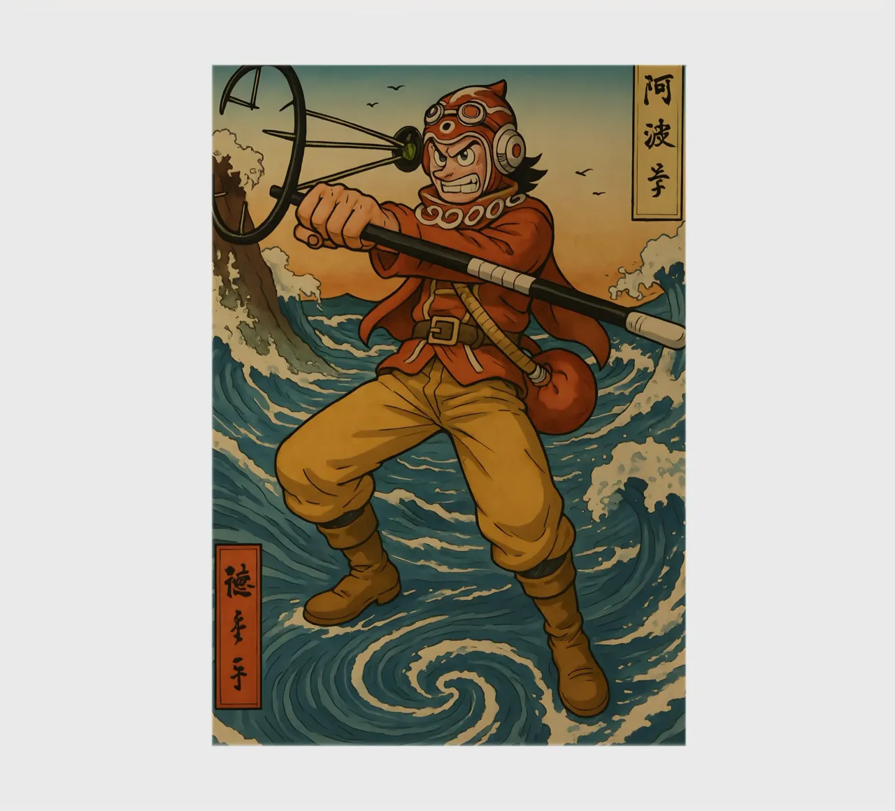 Vintage Usopp Japan Art diario da KakiHanryJP