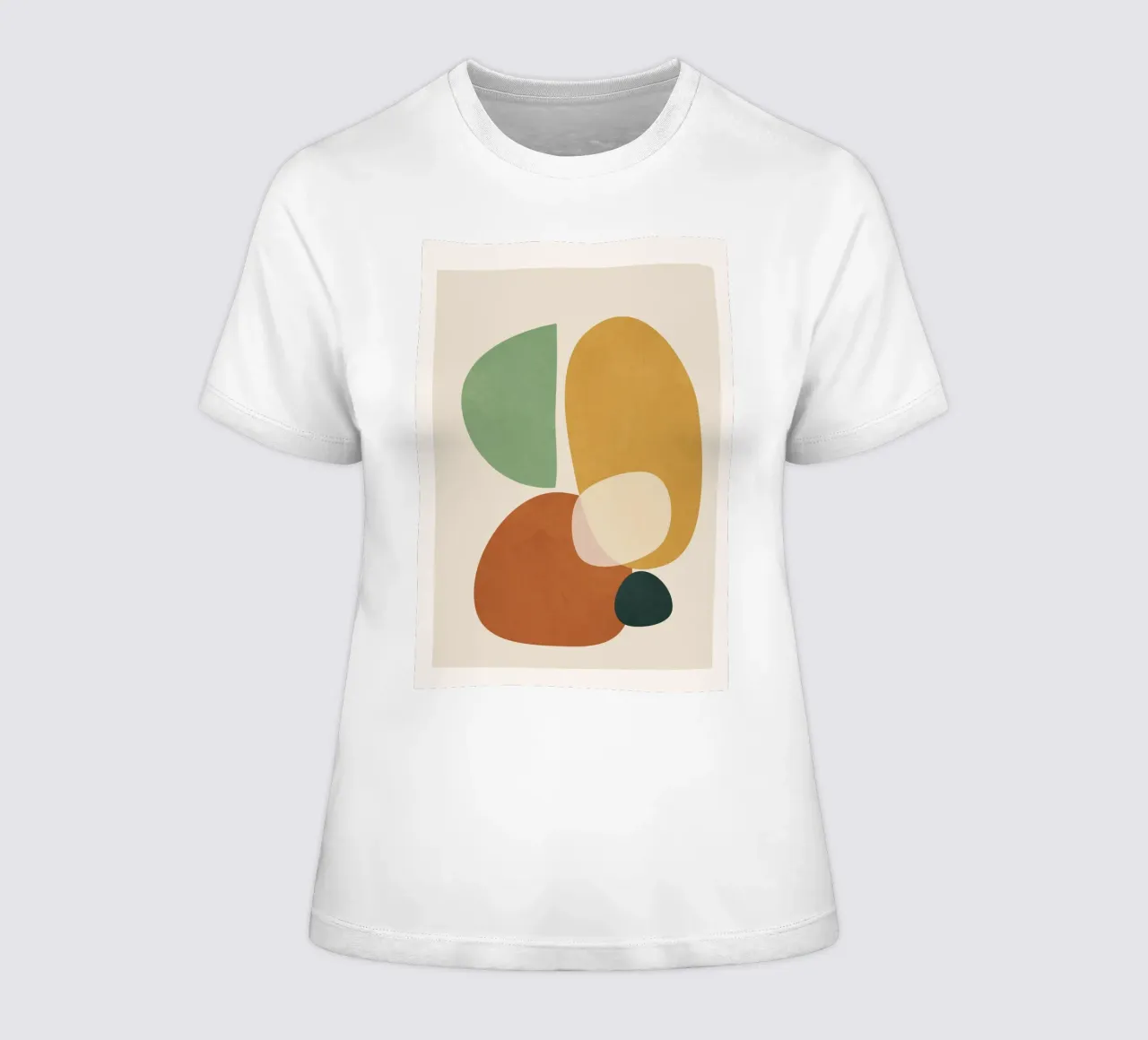 Colorful Abstract Shapes 6 t-shirt da donna da cityart