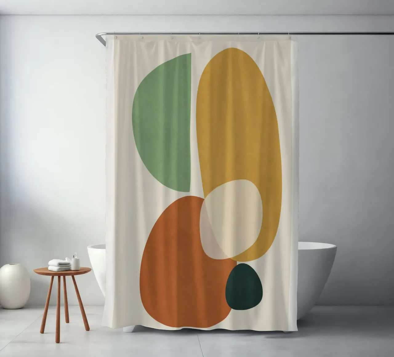 Colorful Abstract Shapes 6 tenda da doccia da cityart