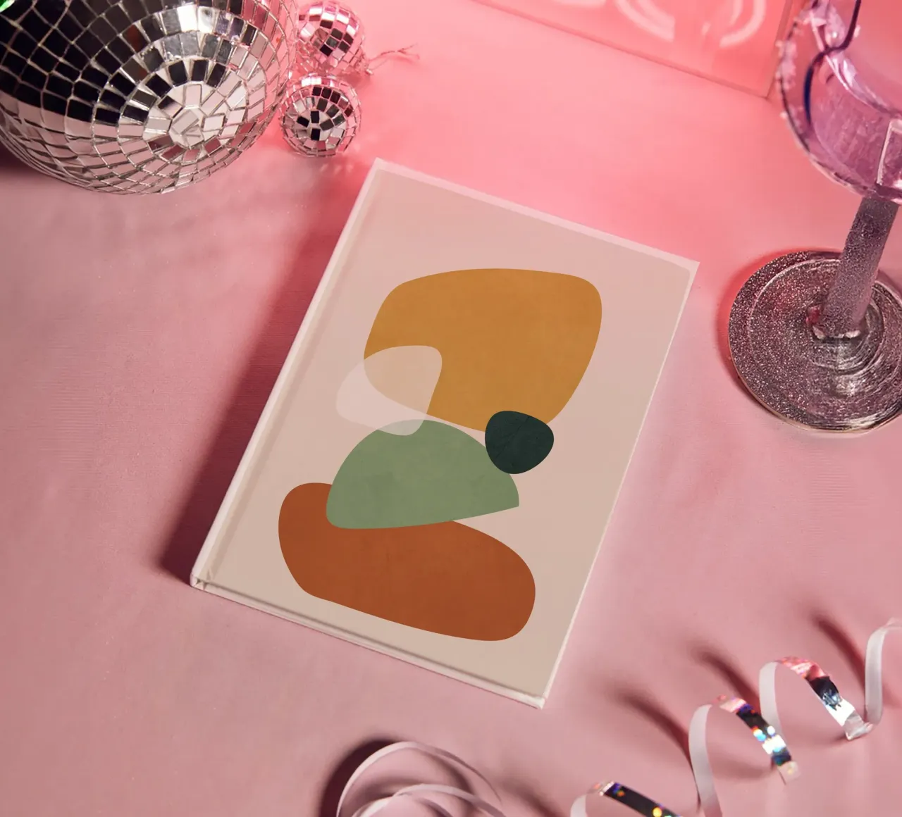 Colorful Abstract Shapes 7 notebook by cityart