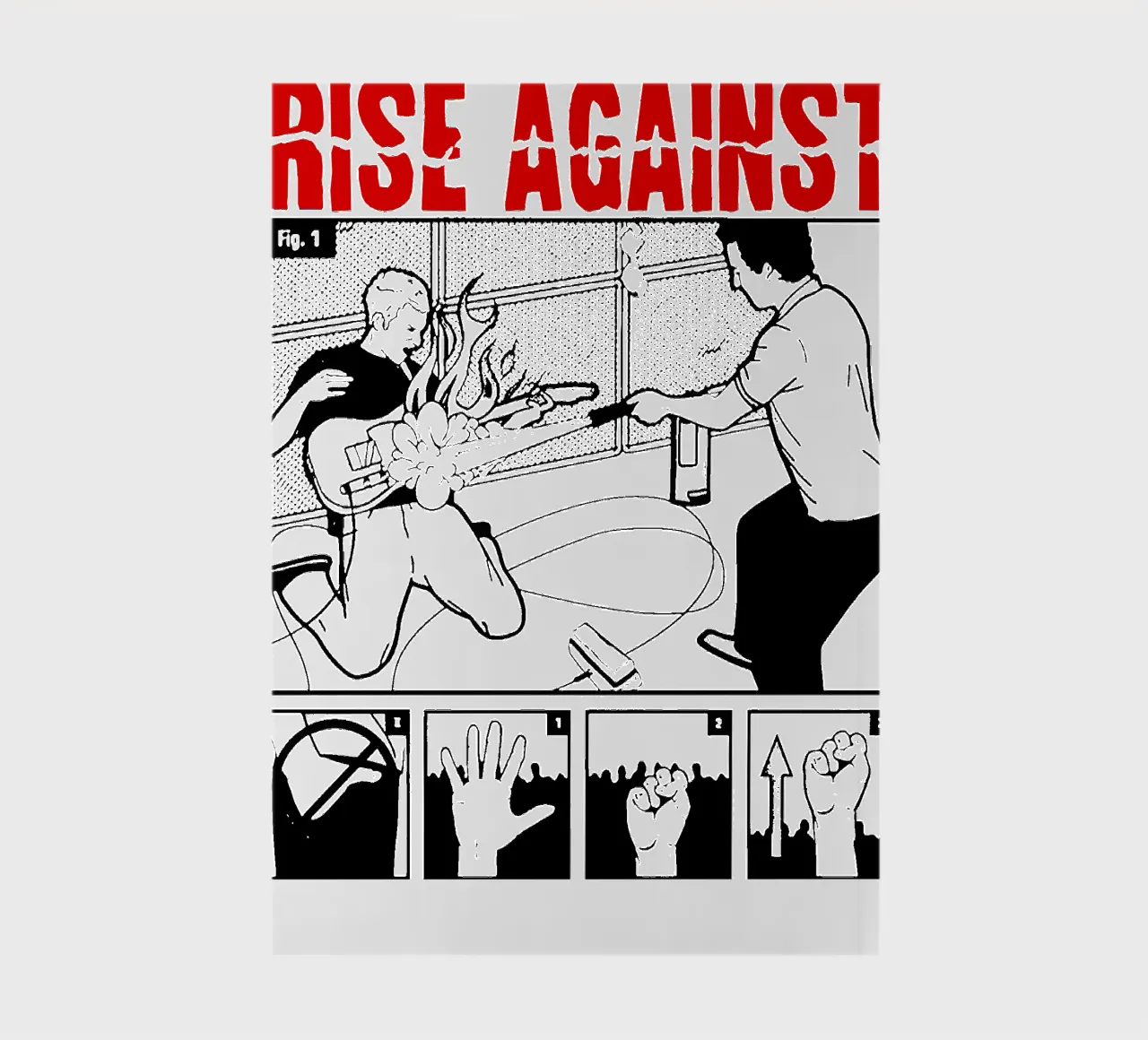 Maglietta Rise Against Essential diario da feargod.std