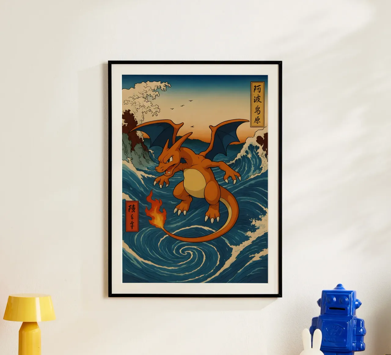 Vintage Charizard Japan Art poster da KakiHanryJP
