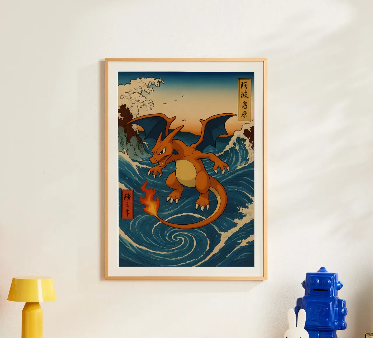 Vintage Charizard Japan Art poster da KakiHanryJP