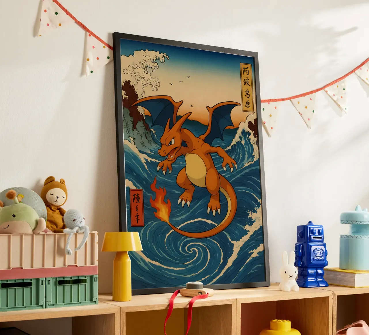 Vintage Charizard Japan Art poster da KakiHanryJP
