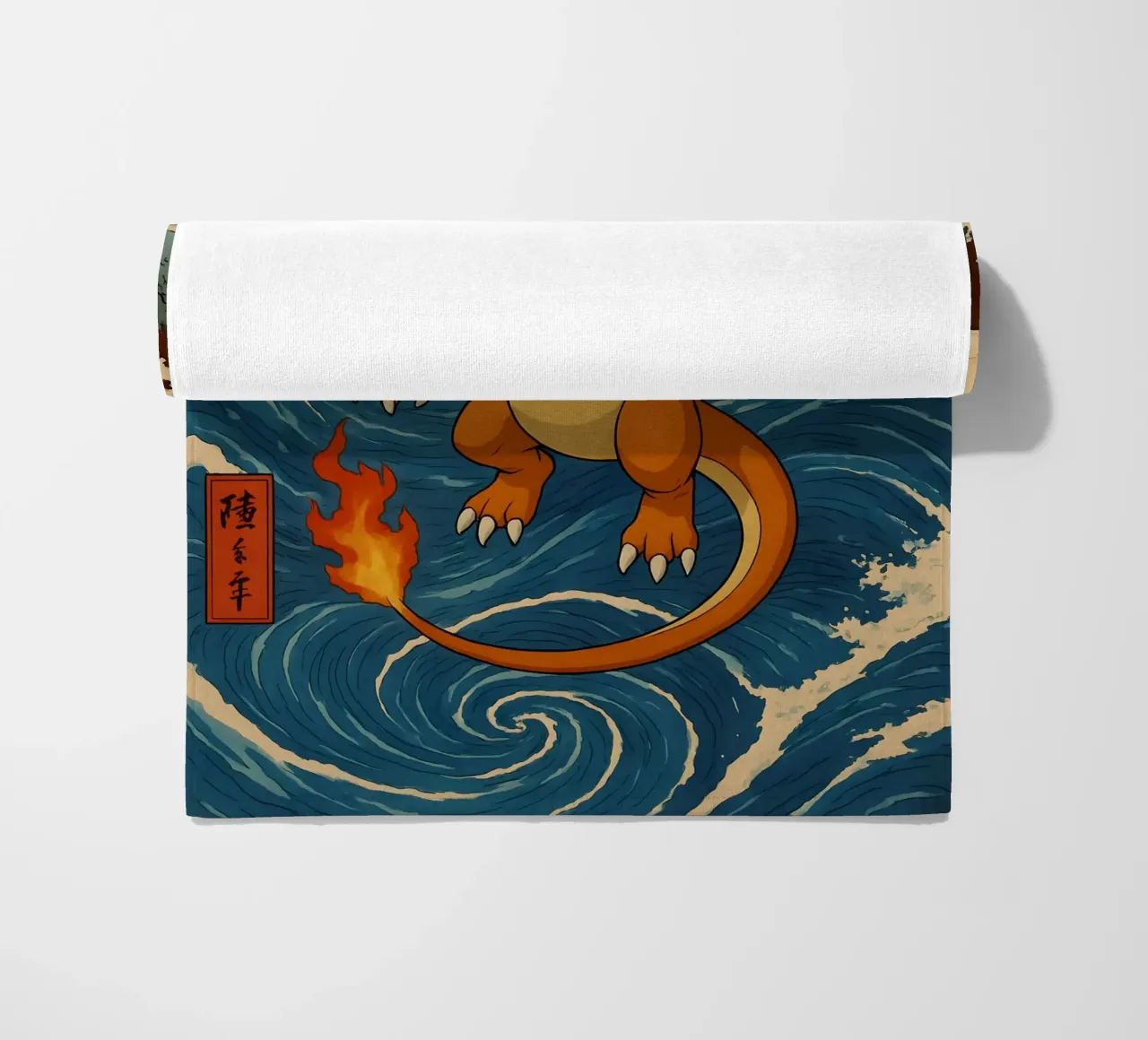 Vintage Charizard Japan Art telo mare da KakiHanryJP