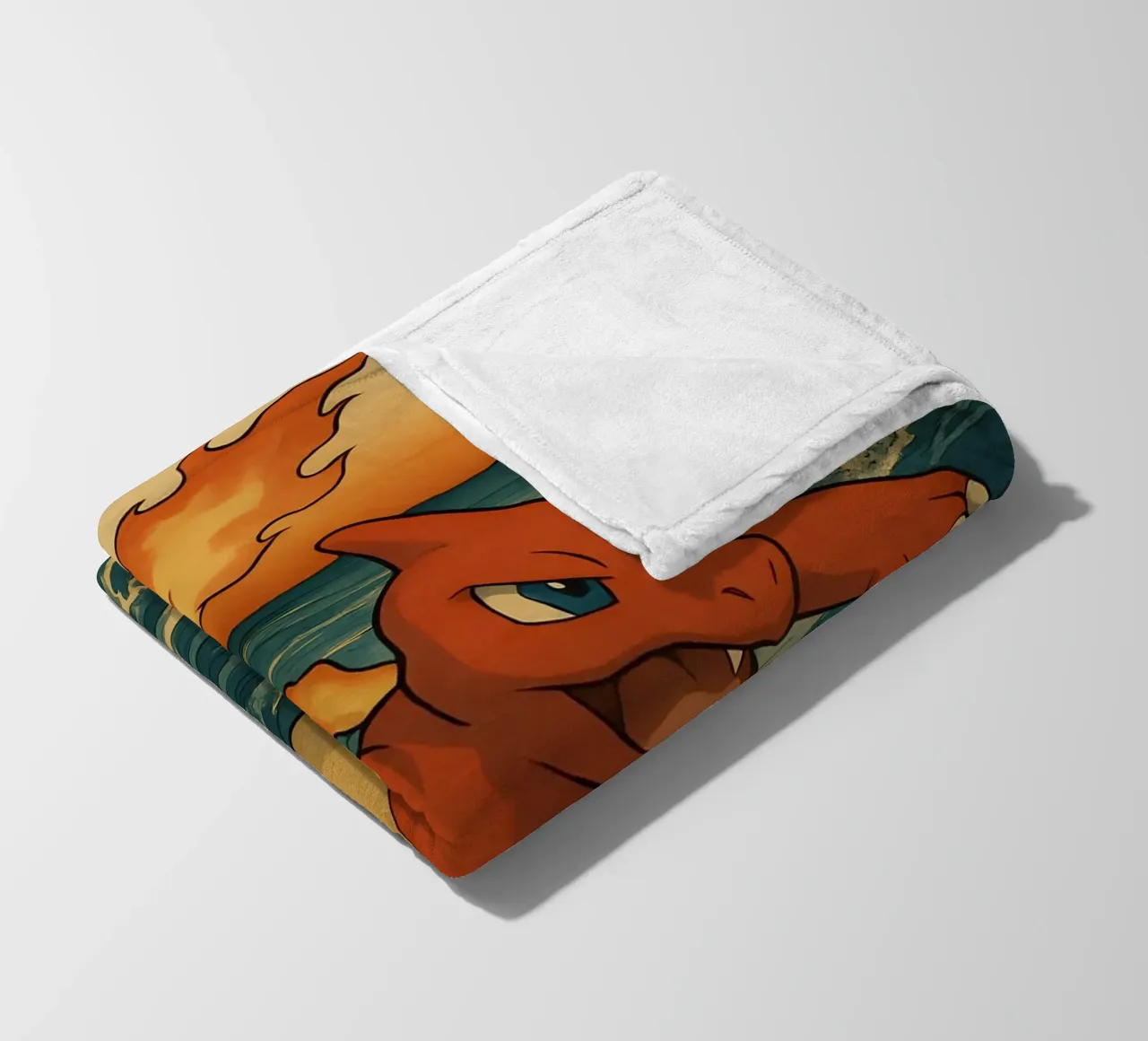 Vinatge Charmeleon Japan Art coperta in pile da KakiHanryJP