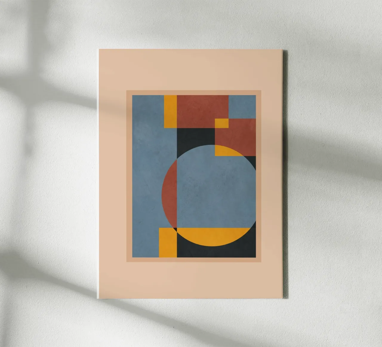 Minimal Geometric Art 1 tela con Cornice a cassetta da cityart