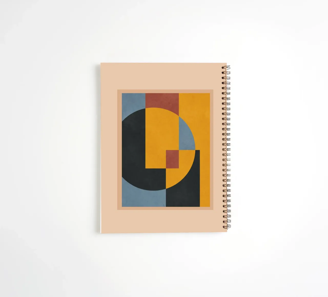 Minimal Geometric Art 2 spiral notebook by cityart