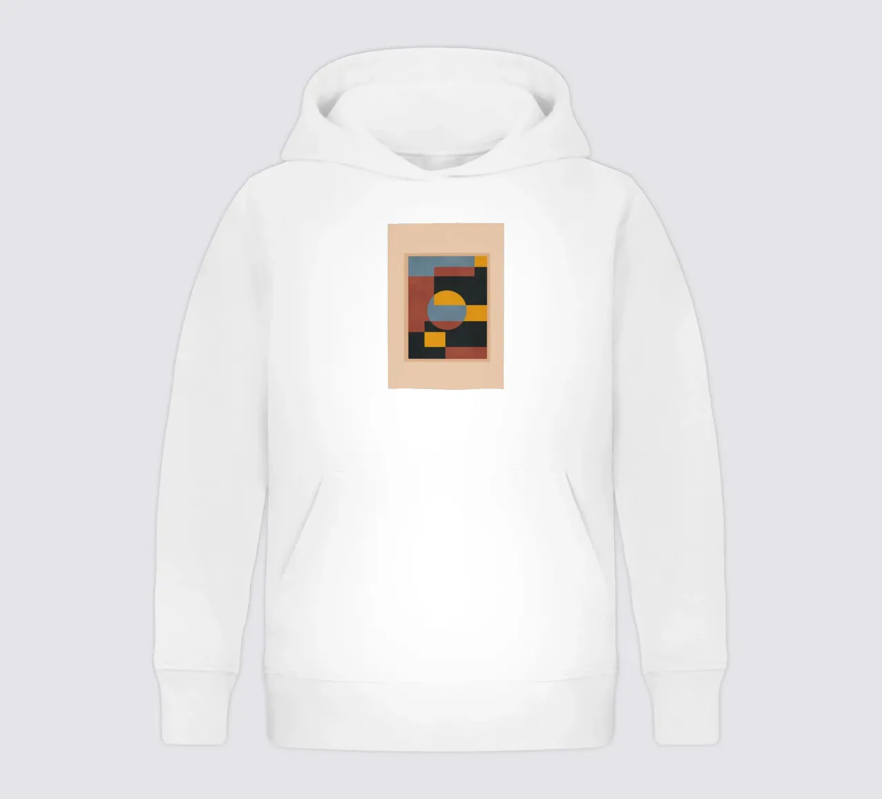 Minimal Geometric Art 3 felpa bambino con cappuccio da cityart