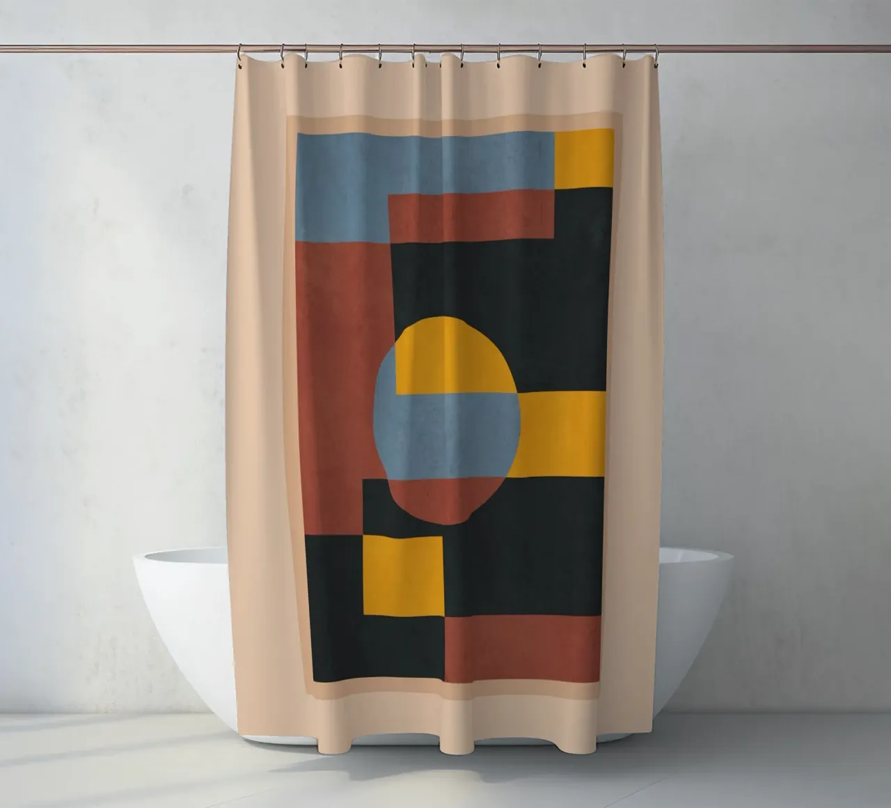 Minimal Geometric Art 3 tenda da doccia da cityart
