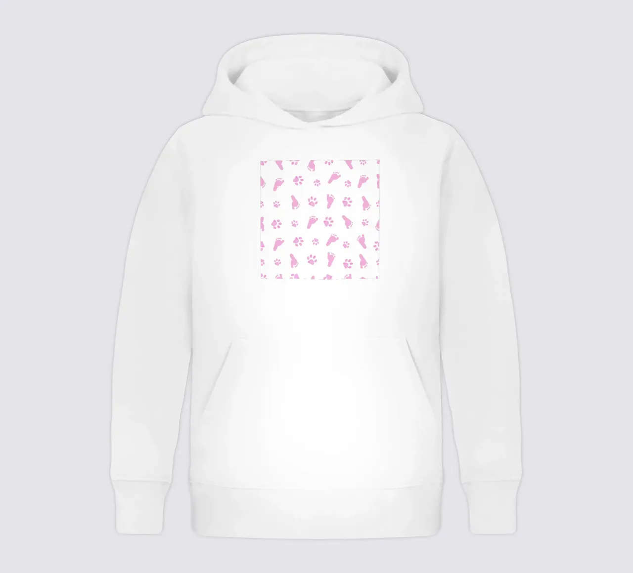 Fußabdrücke und Pfotenabdrücke Kinder Hoodie von gulsengunel