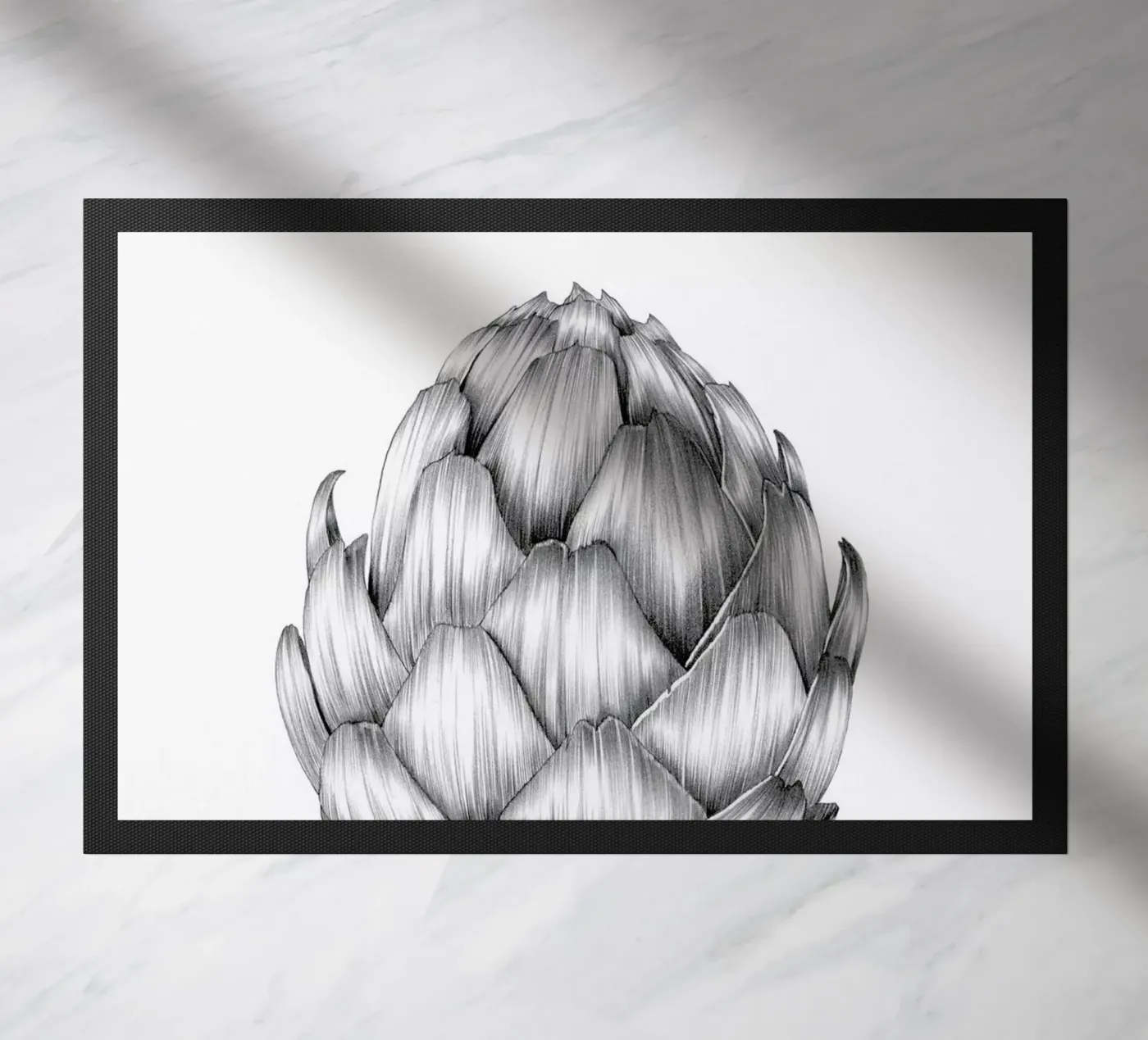 Artichoke doormat by Faunesque