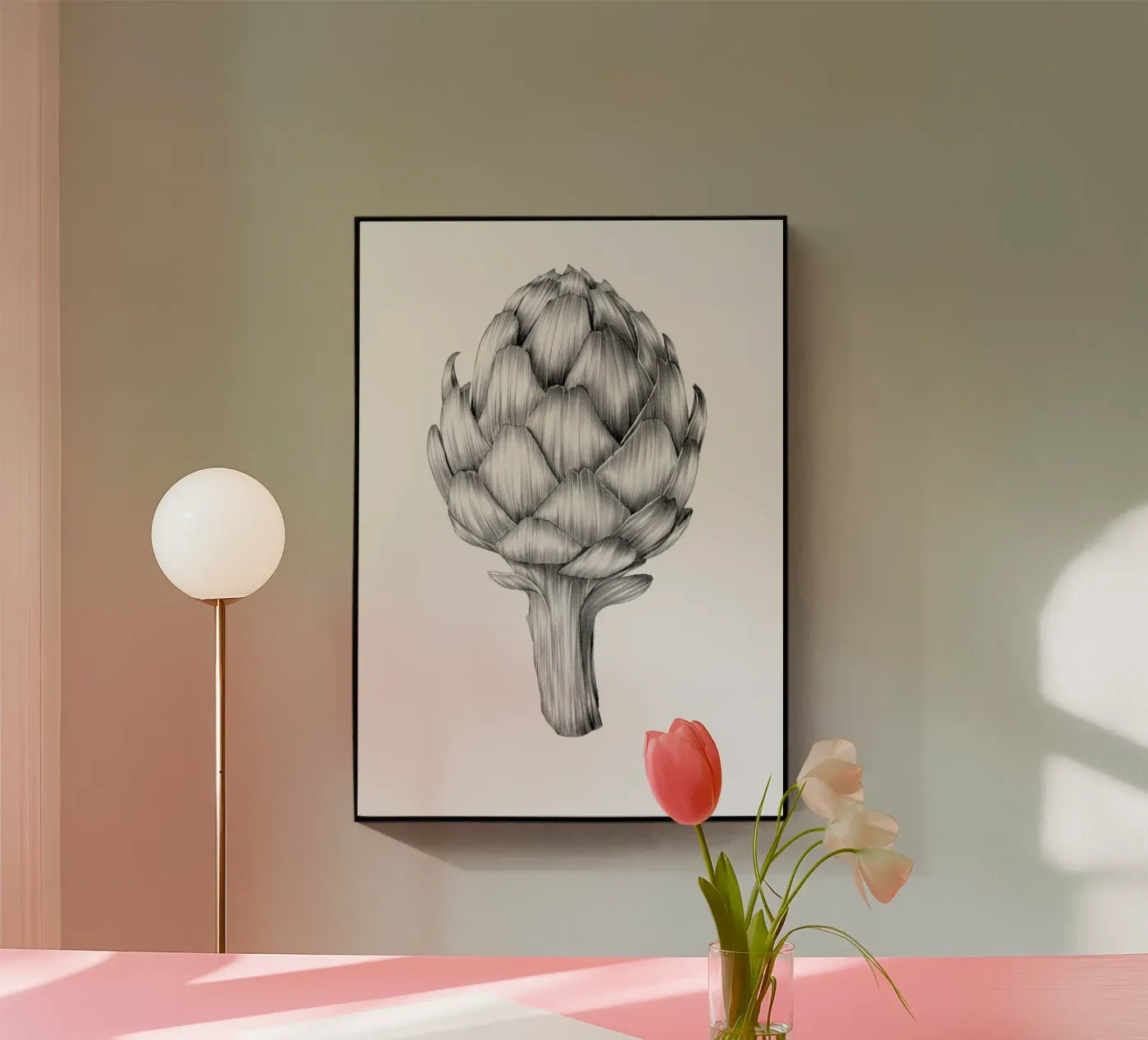 Artichoke plexiglass da Faunesque