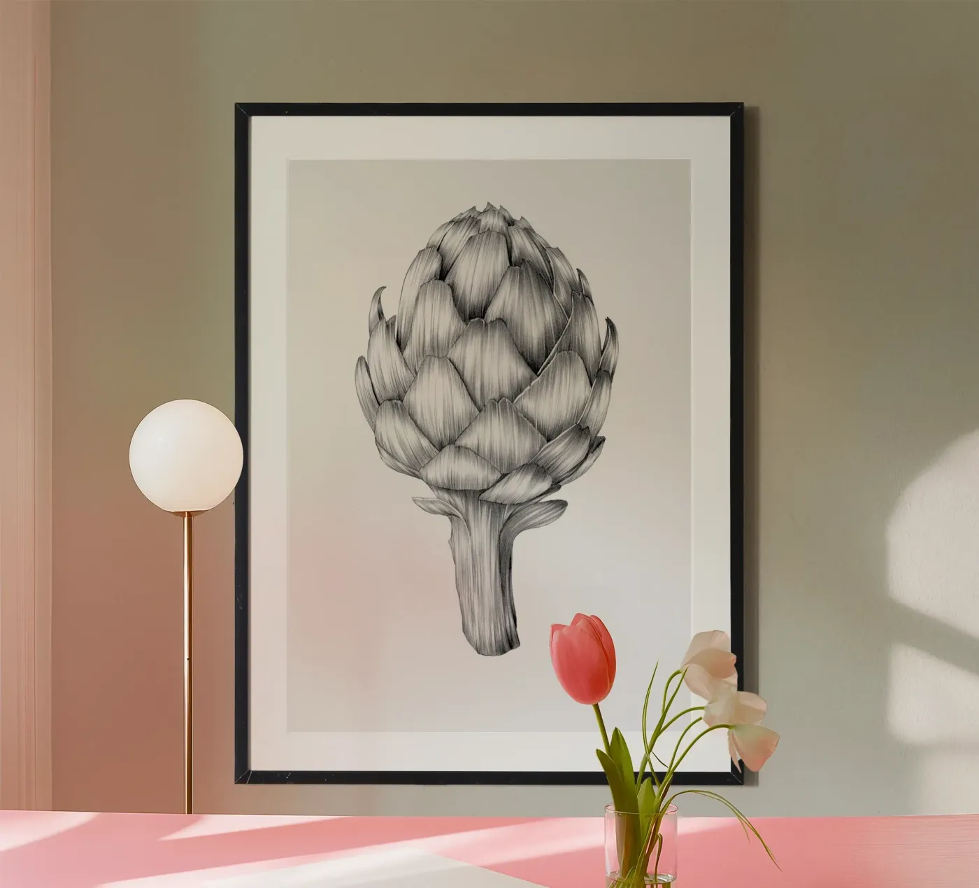 Artichoke poster by Faunesque