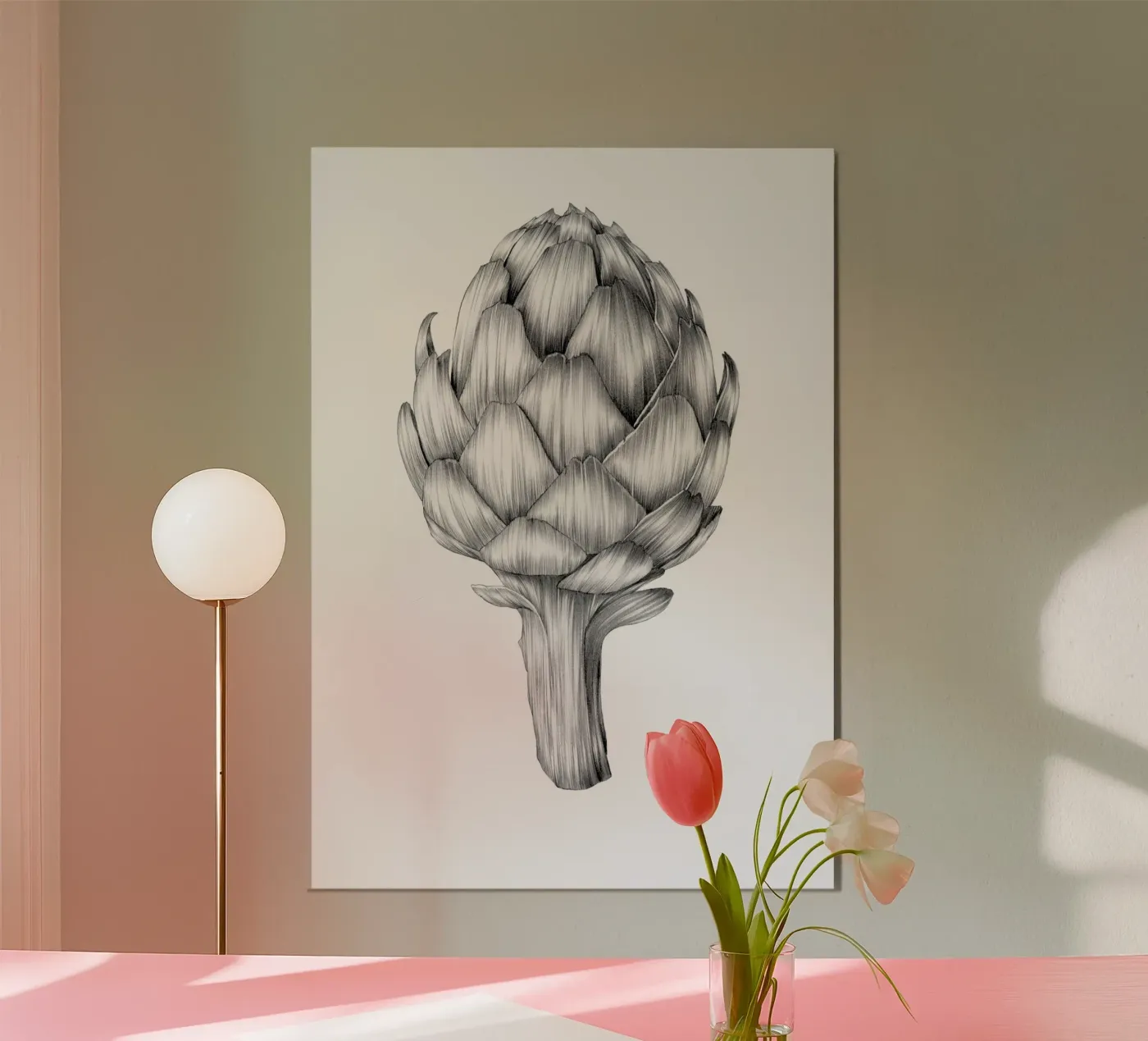 Artichoke poster by Faunesque