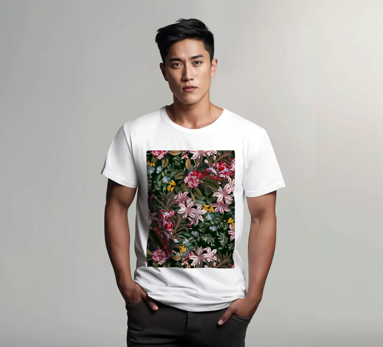 Midnight Garden XXIII t-shirt by burcukorkmazyurek