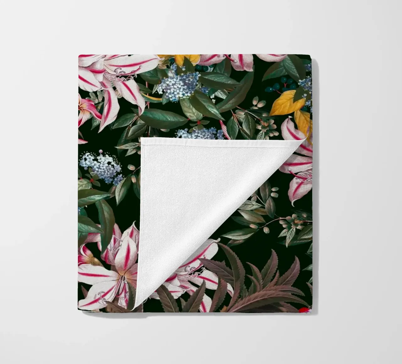 Midnight Garden XXIII beach towel by burcukorkmazyurek