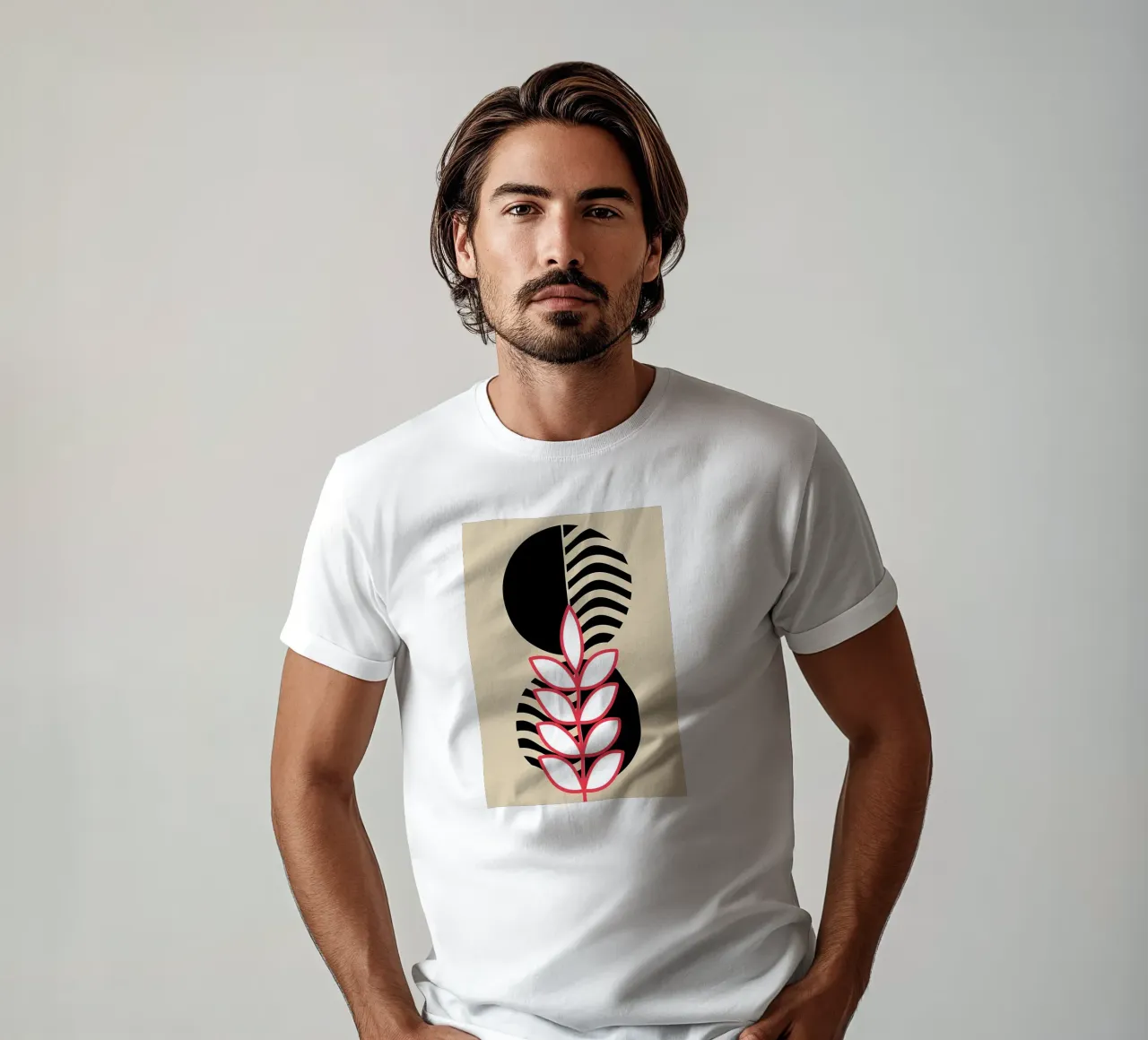 Impianto astratto t-shirt da Daron