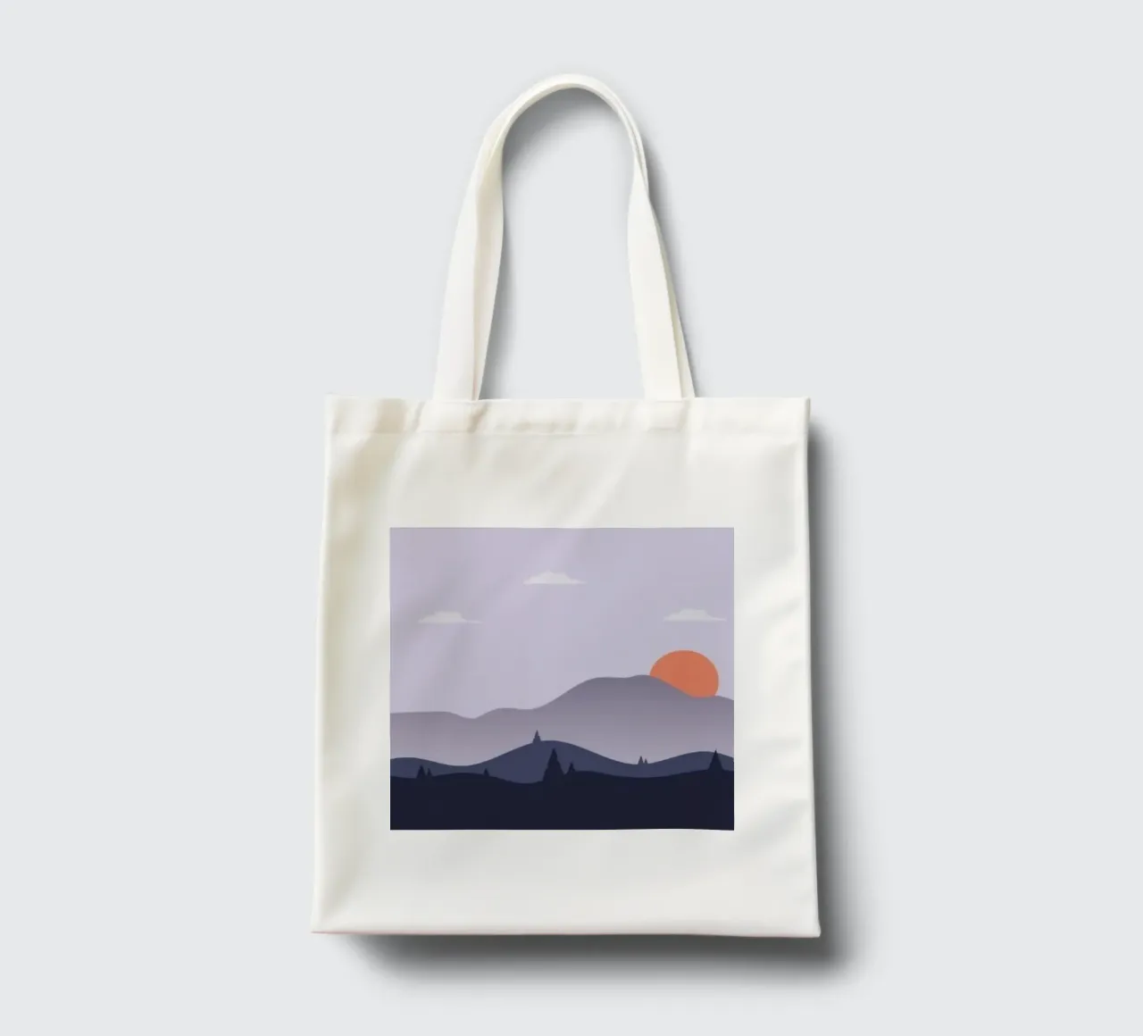 clouds sun hills nature borsa in juta da twillight