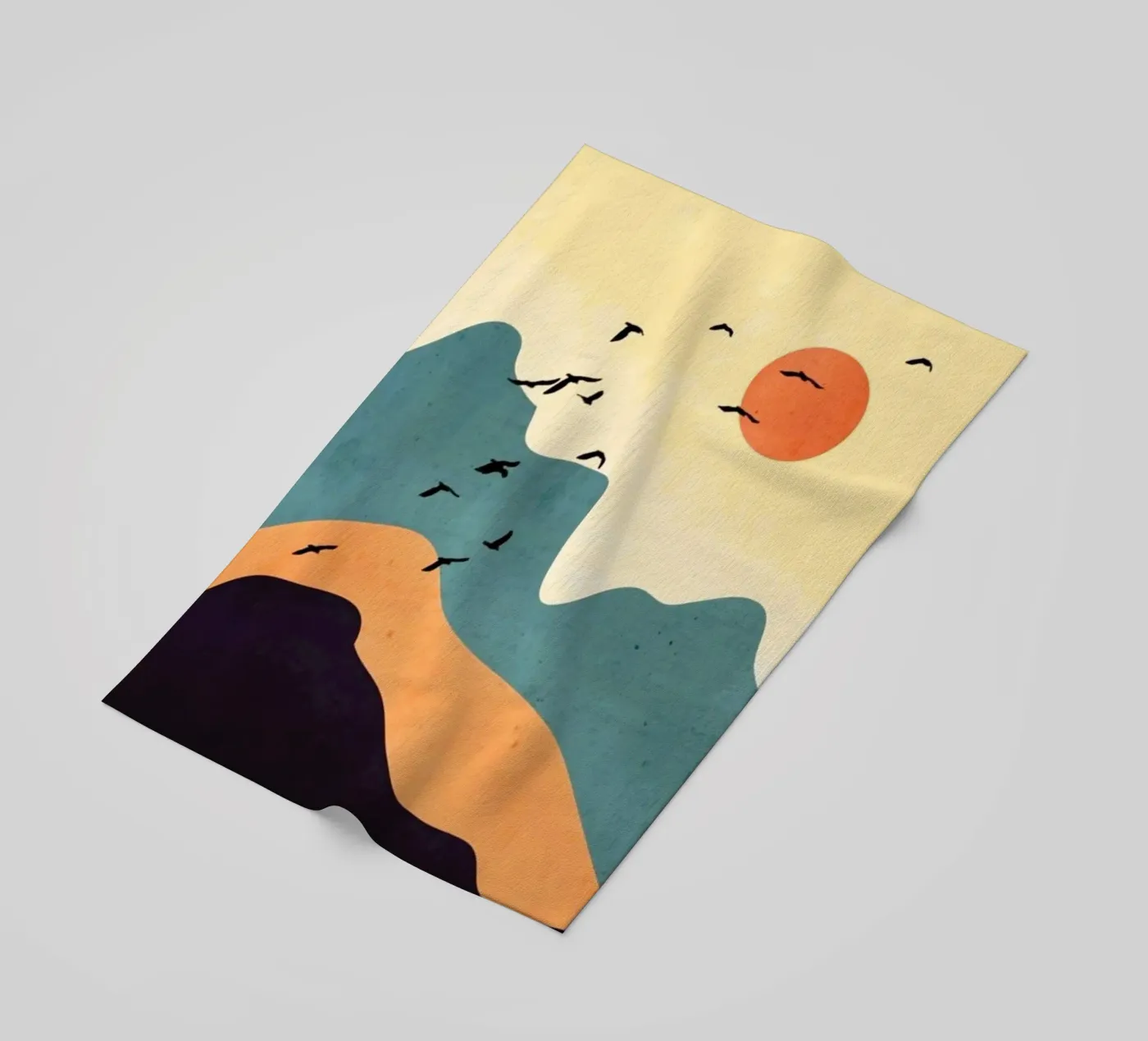 mountains sun telo mare da Histrol