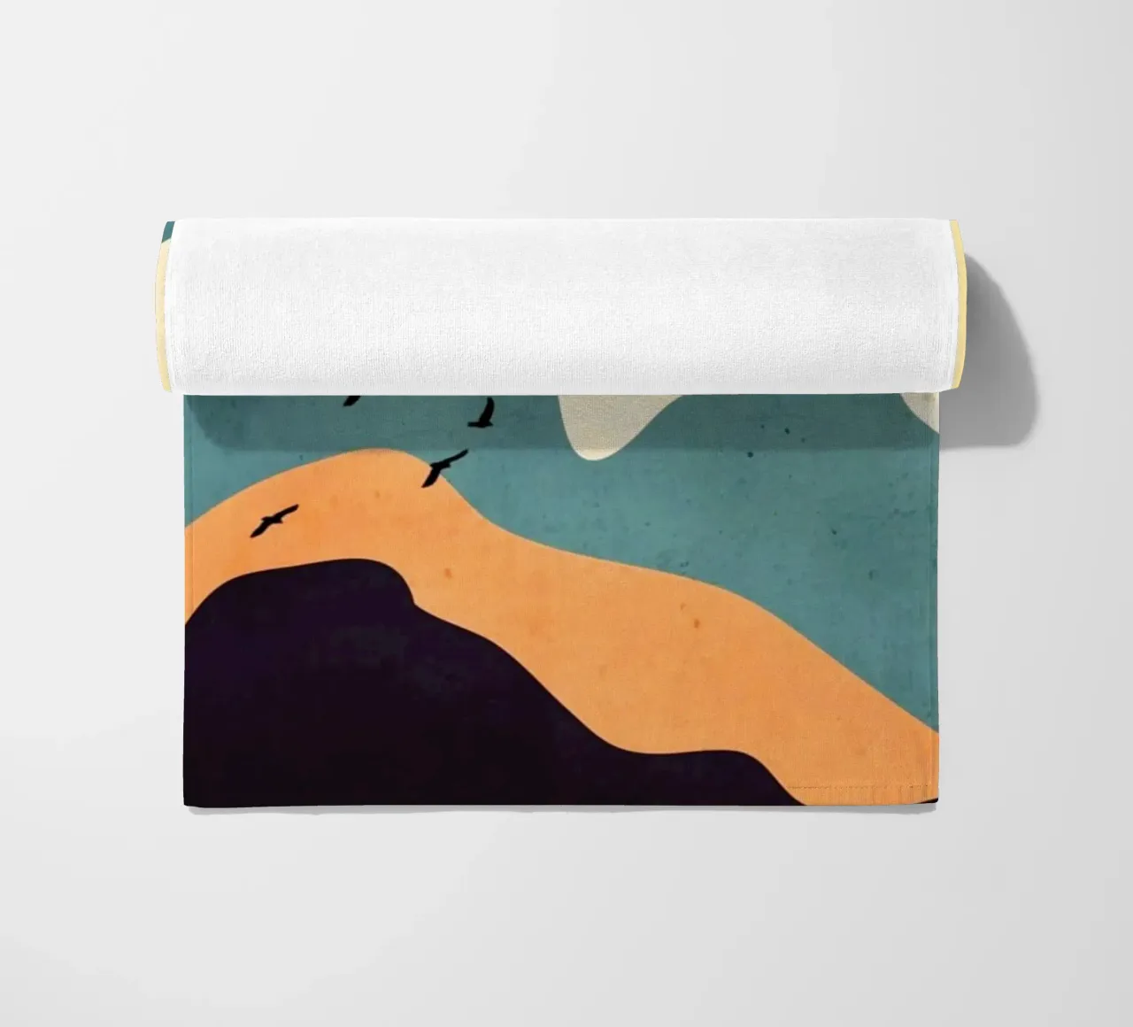 mountains sun beach towel by Histrol