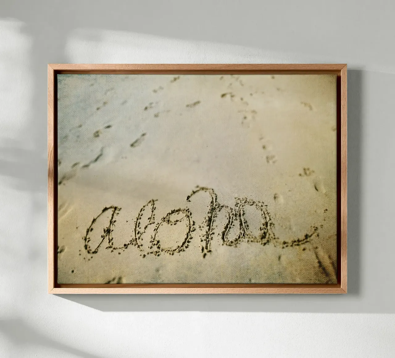 Hawaii dromen canvas met Baklijst van Wanderlust Vibes