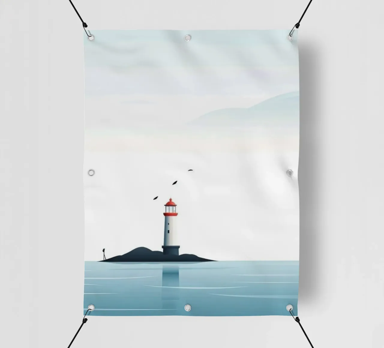 horizon sky clouds telo in pvc da twillight