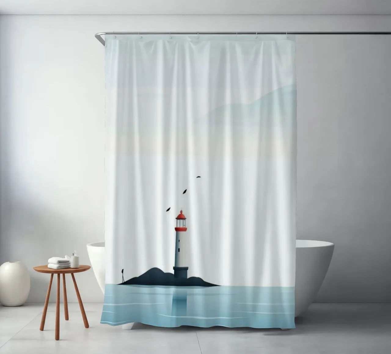 horizon sky clouds tenda da doccia da twillight