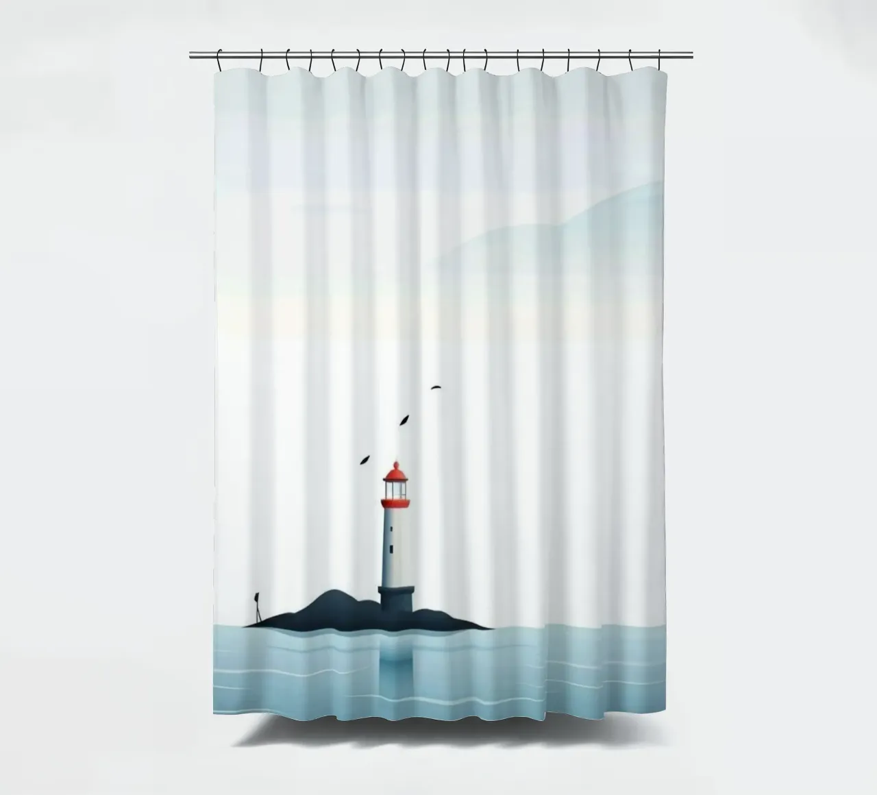 horizon sky clouds tenda da doccia da twillight