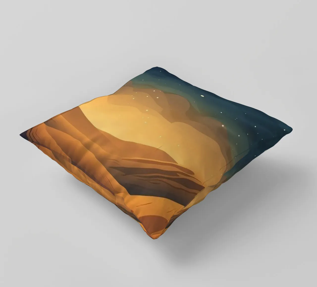 landscape moonlight decorative cushion by twillight